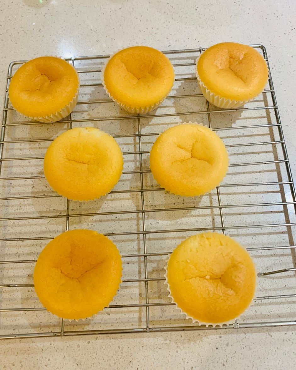 不塌，不裂，很润，很嫩的纸杯蛋糕