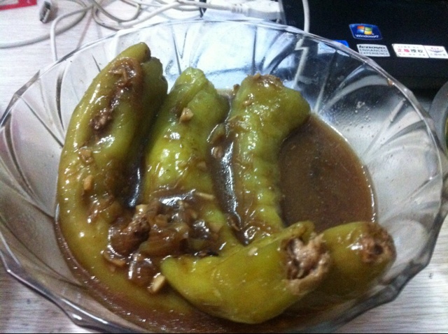 肉酿青椒