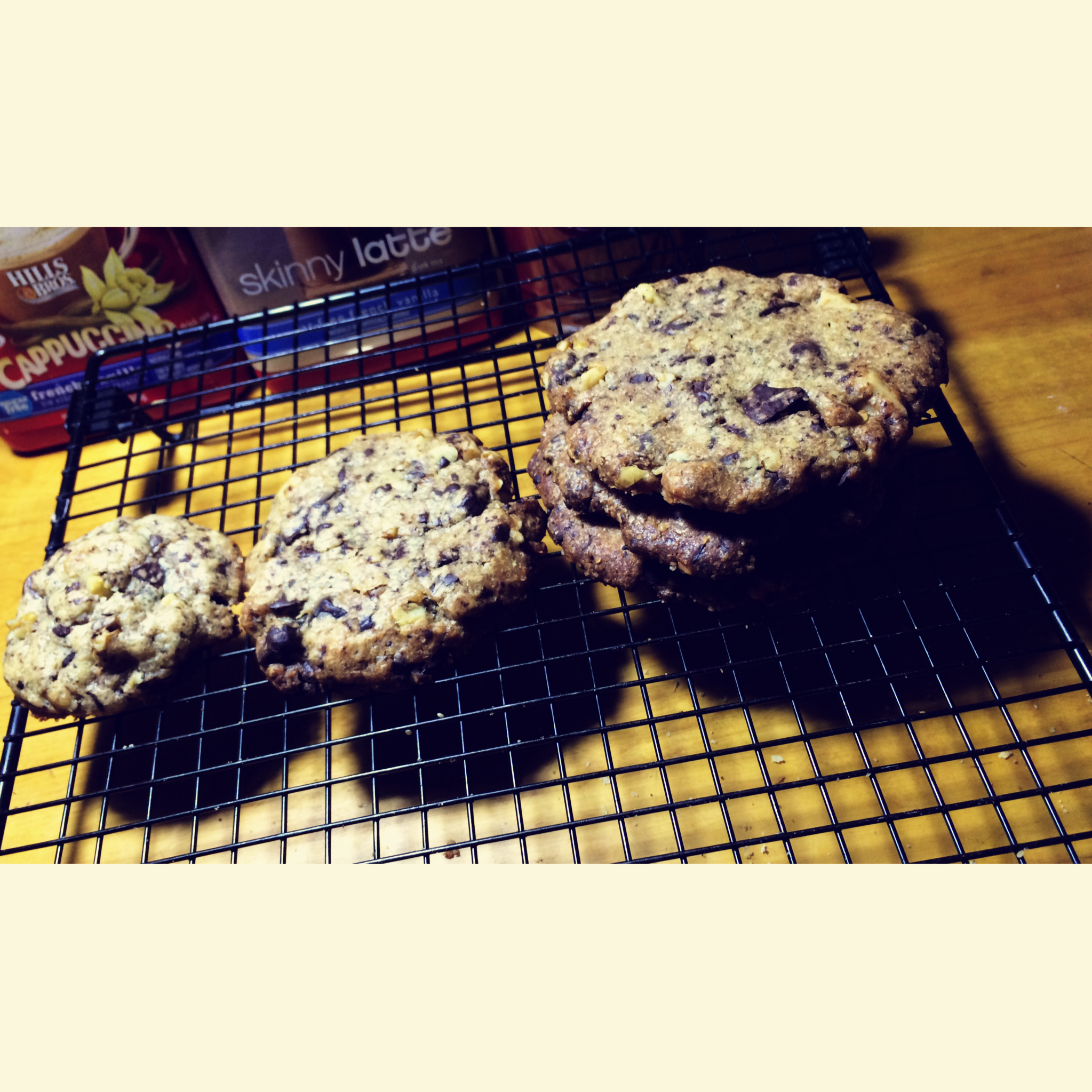 褐色黄油巧克力奇普饼干