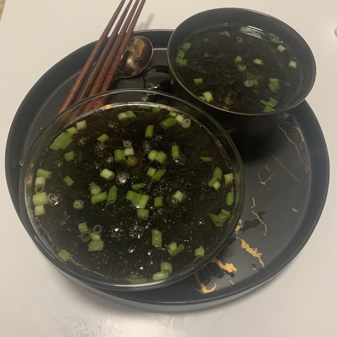 一分钟紫菜汤