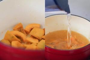 金瓜螃蟹汤的做法 步骤3