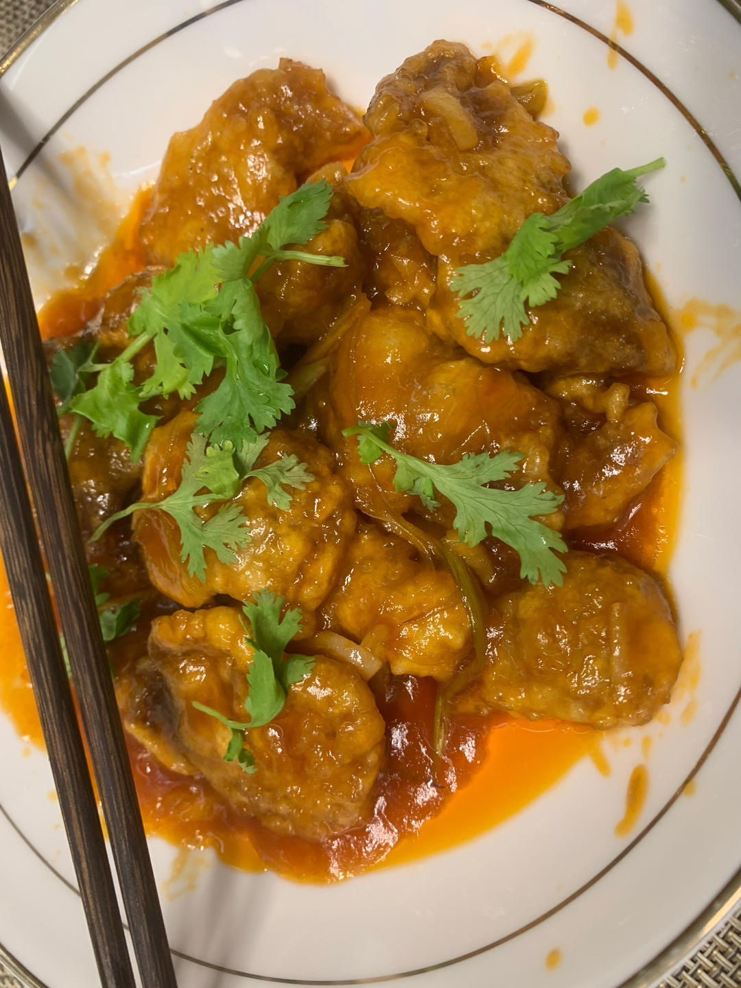 锅包肉（番茄酱版）