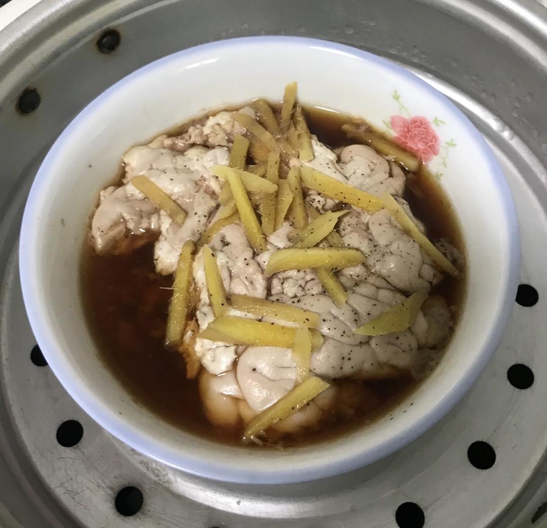 一点都不腥的清蒸猪脑