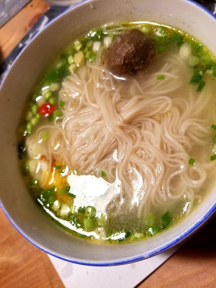 鸡蛋汤面