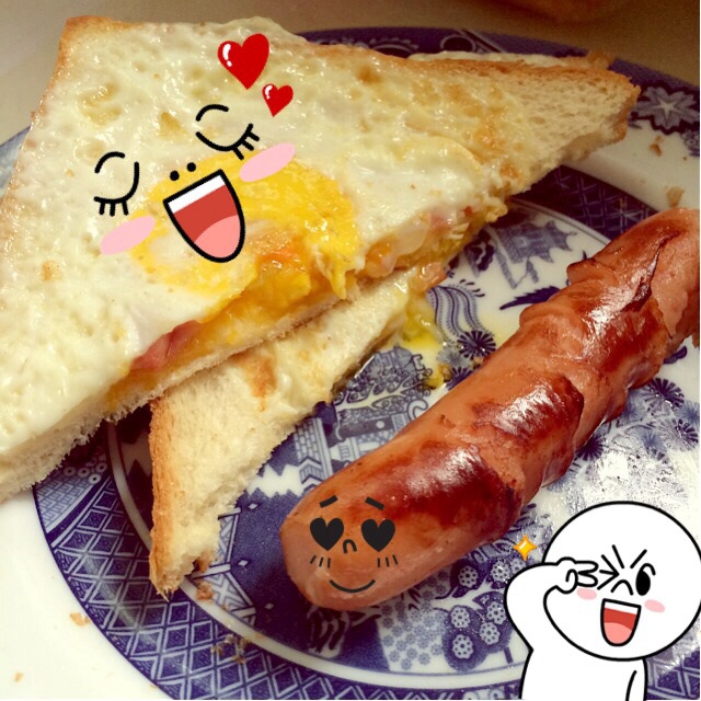 一片面包的三明治