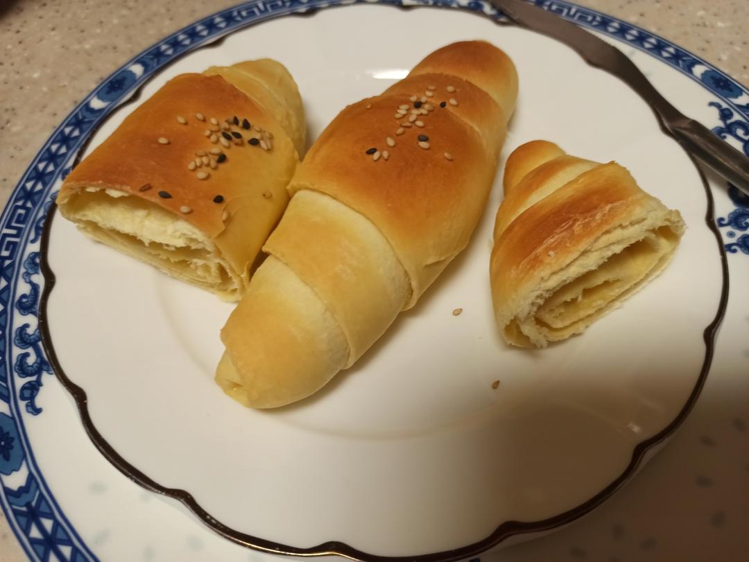 一次发酵‼️无需手套膜‼️低糖少油版日式海盐卷