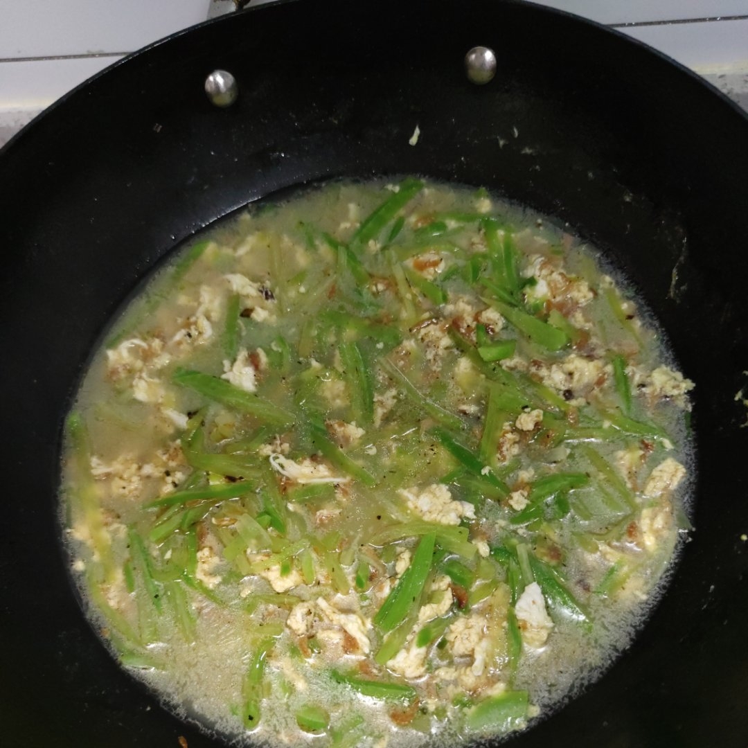 虾皮青萝卜汤