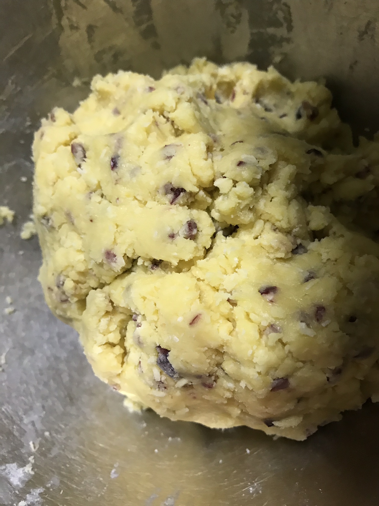 简单酥香的椰蓉蔓越莓饼干的做法 步骤7