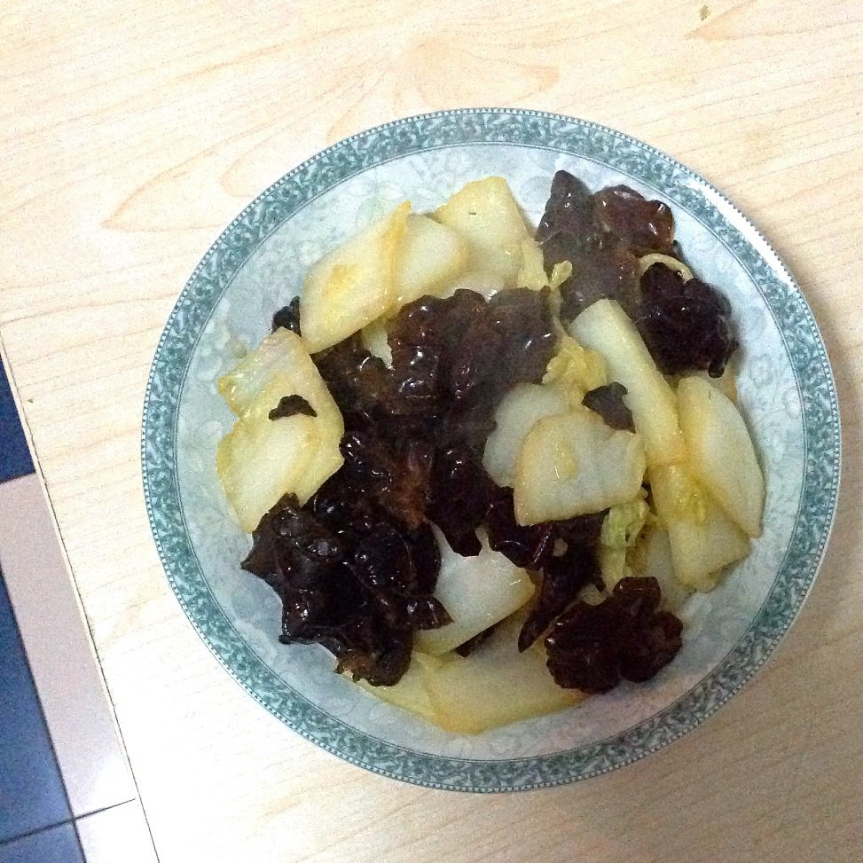 醋溜白菜木耳