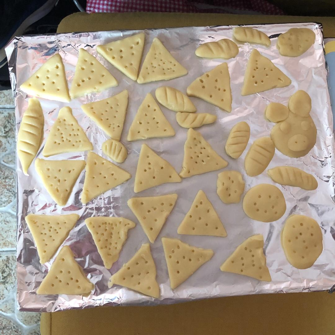 没有模具也能做的卡通饼干