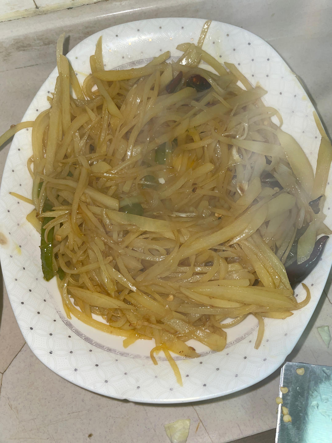 酸辣土豆丝的家常做法 超级下饭