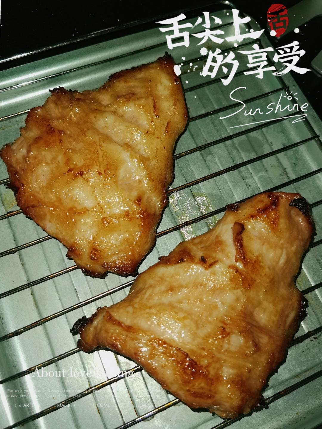 烤猪颈肉（空气炸锅）