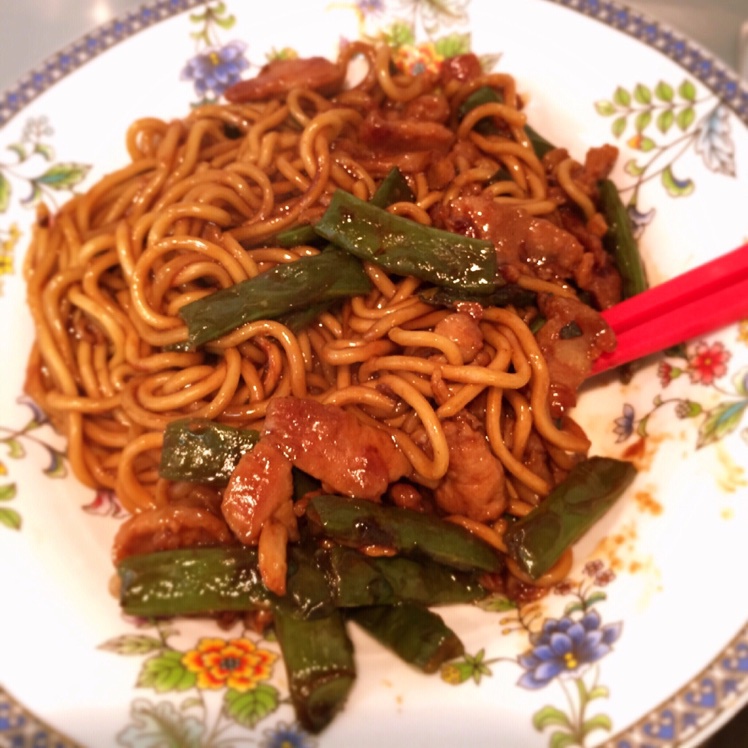 芸豆焖面（附万能的腌肉不老的办法）