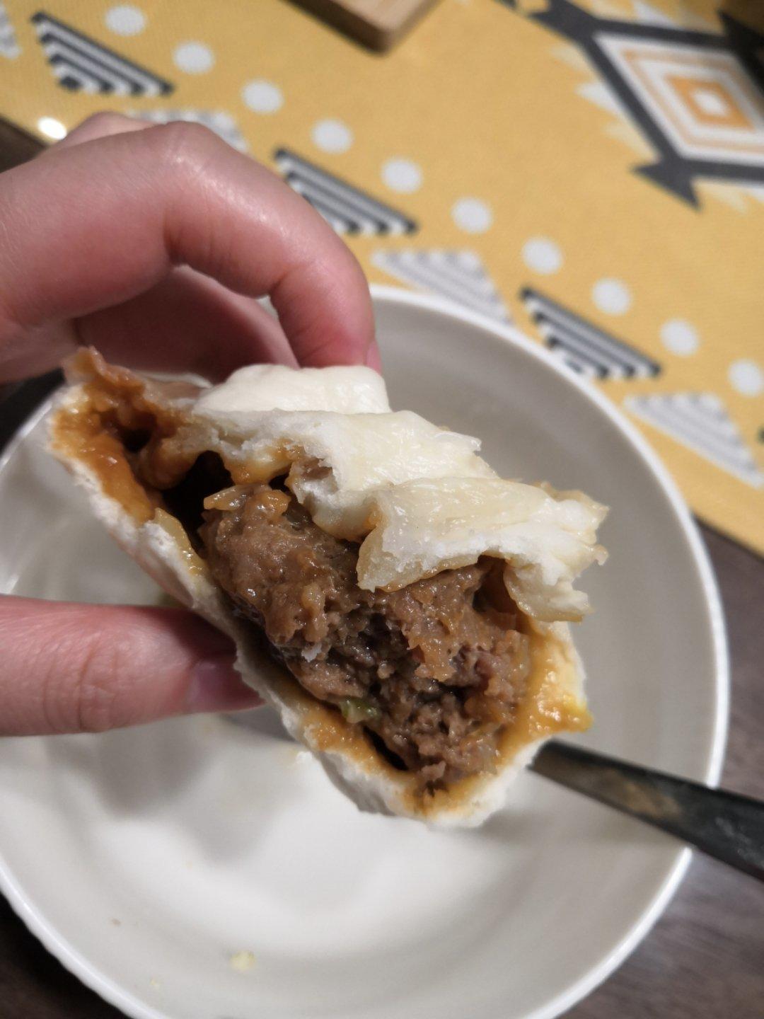 鲜肉大葱肉包（教你水打馅）