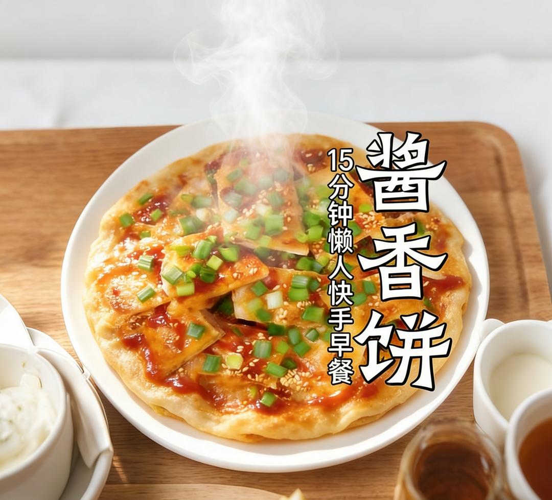 [15分钟]快手家常下饭菜早餐酱香饼（新手零失败版）