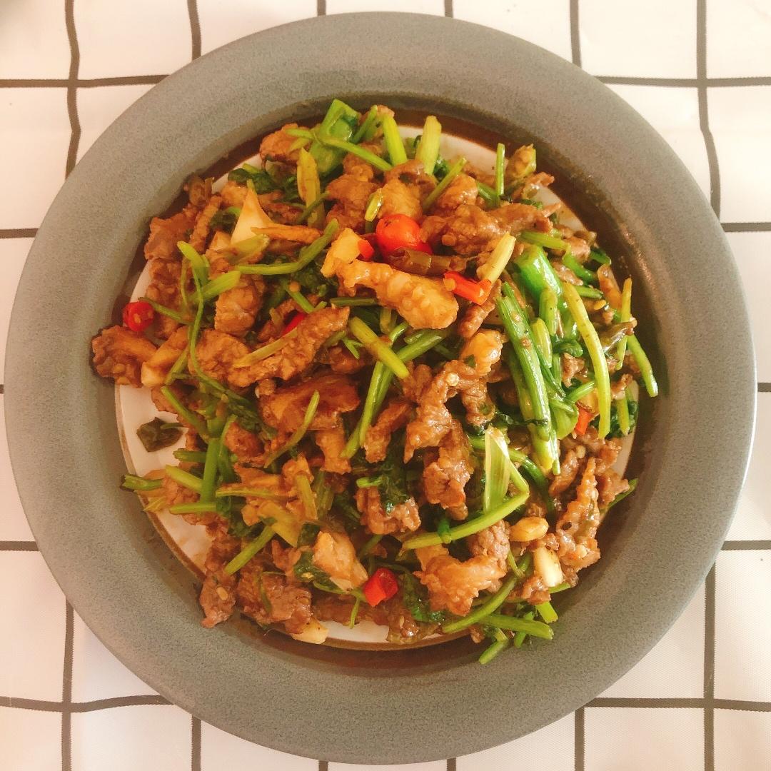 [超下饭]泡椒香菜牛肉