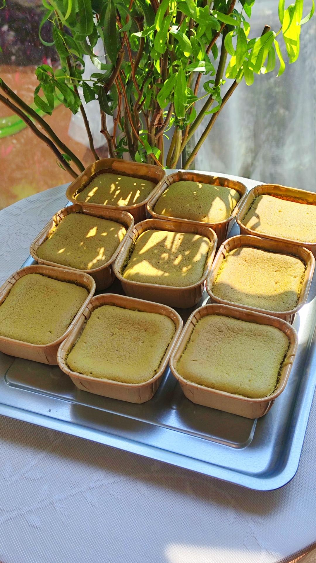 🍵清新治愈抹茶戚风——不容易消泡的秘密