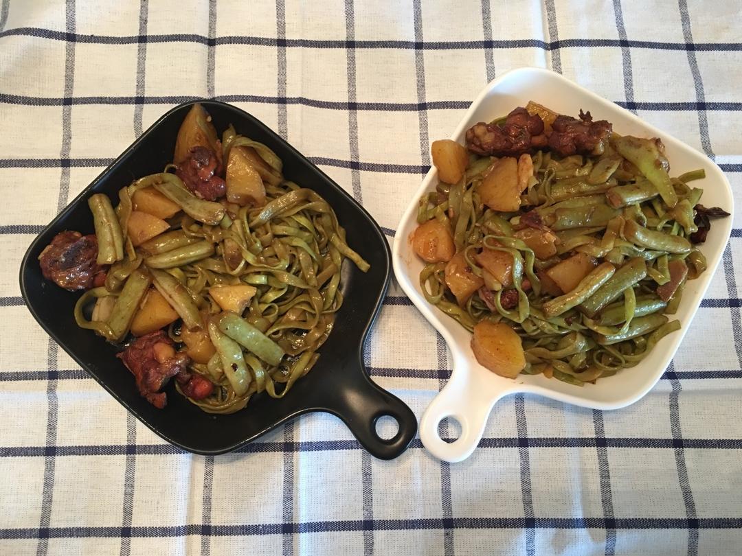 豆角焖面