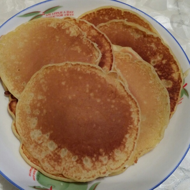 超级简单pancake【无黄油健康版】