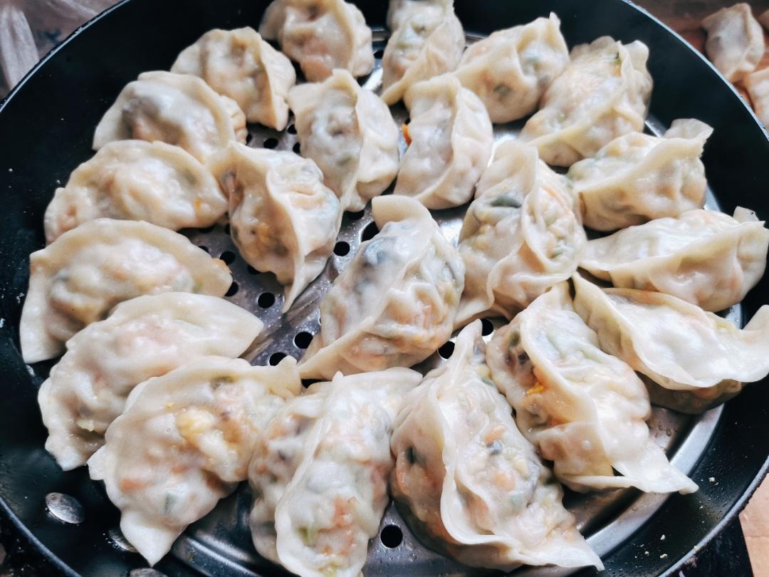 西葫芦虾仁蒸饺