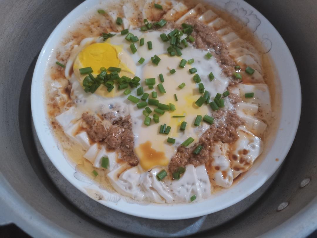 色香味俱全的过桥豆腐的做法