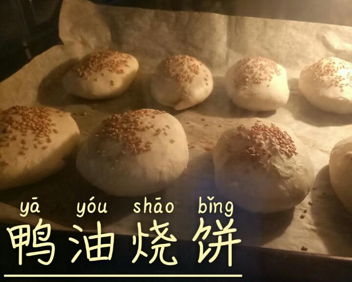 鸭边腿利用Ⅰ酥到掉渣的鸭油烧饼~
