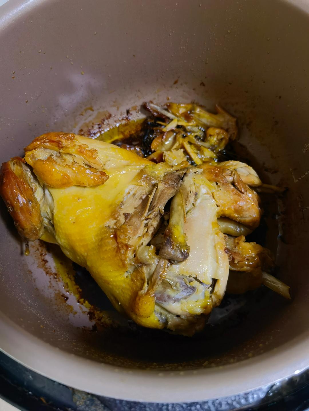 电饭煲版盐焗鸡