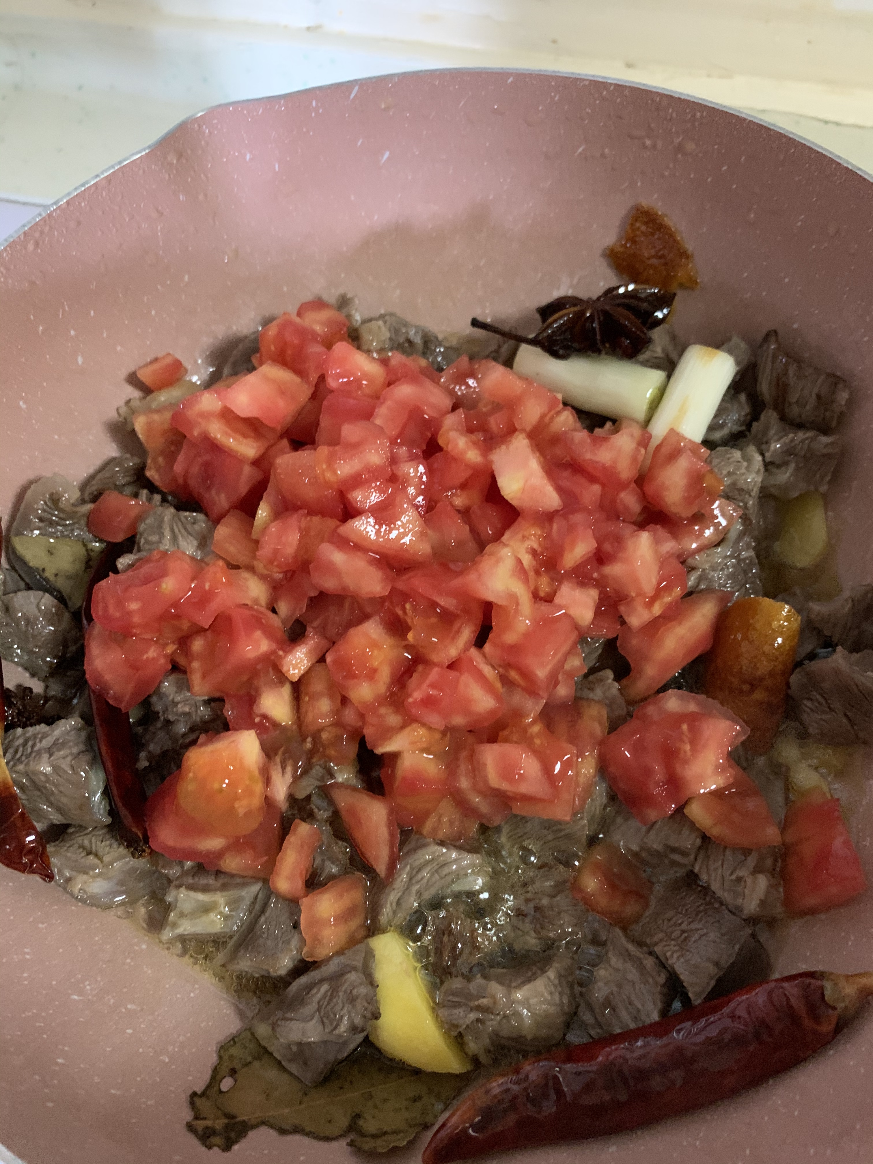 泡汤能吃三碗饭的-番茄炖牛肉的做法 步骤11