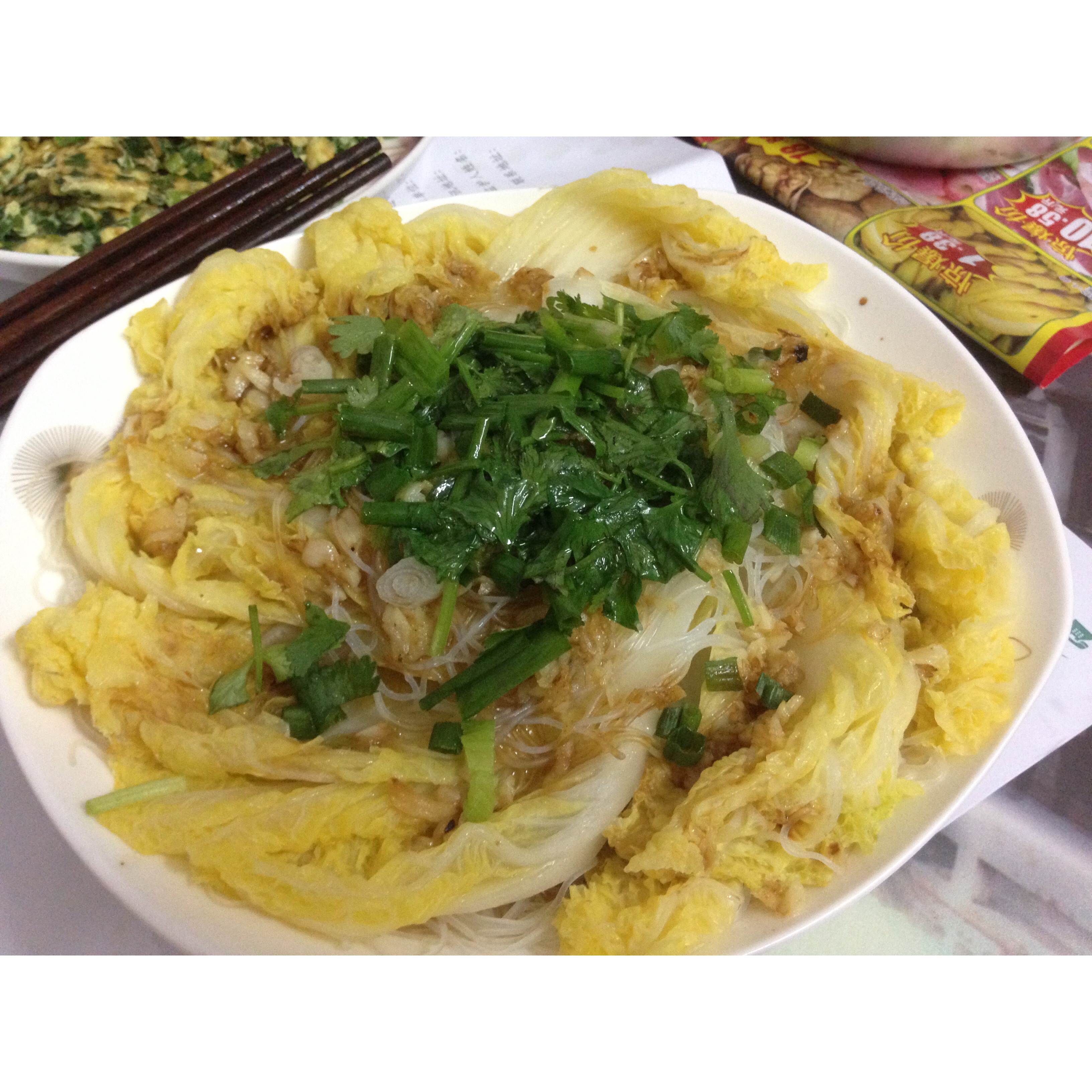 蒜茸粉丝娃娃菜