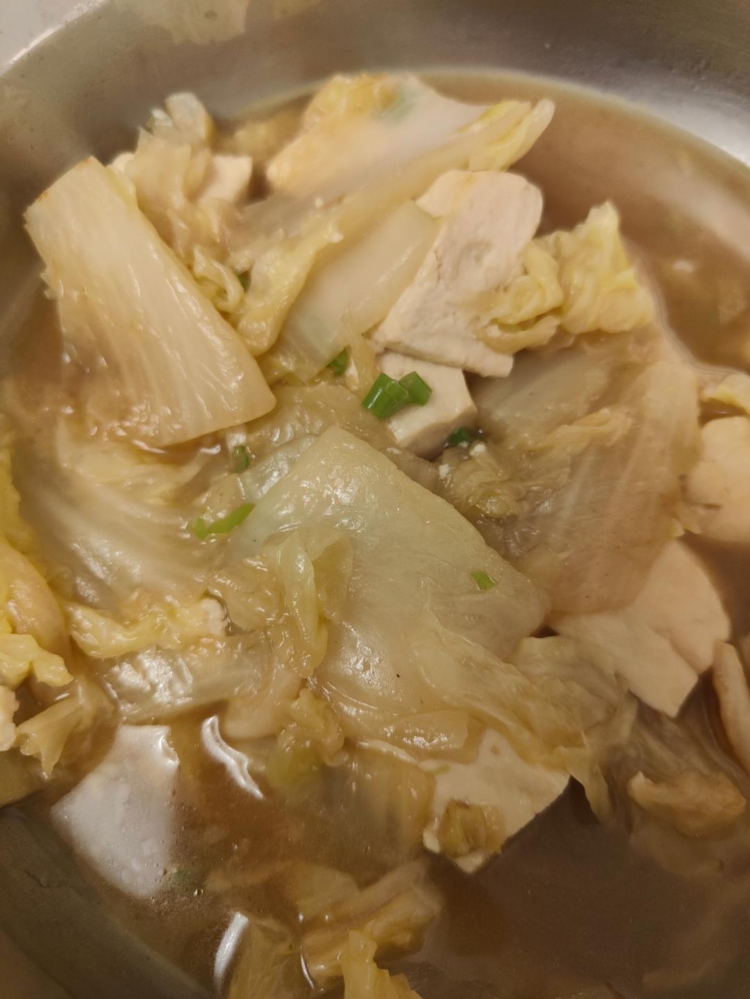 白菜豆腐这样做😋连汤汁都不剩🔅鲜美又美味