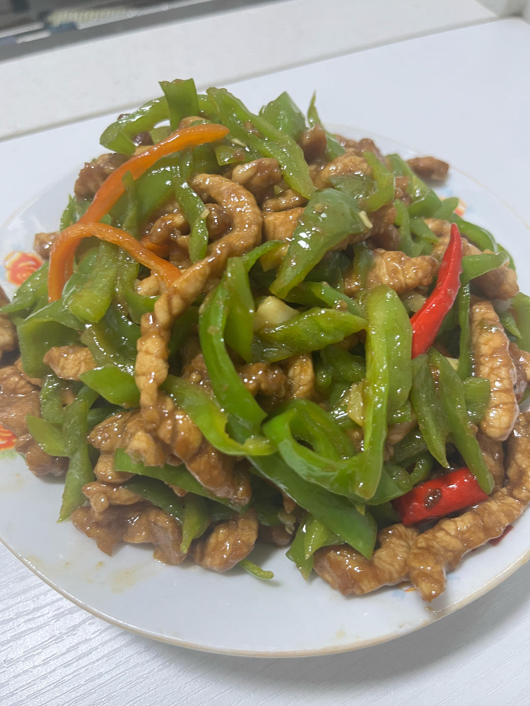 青椒肉丝的做法