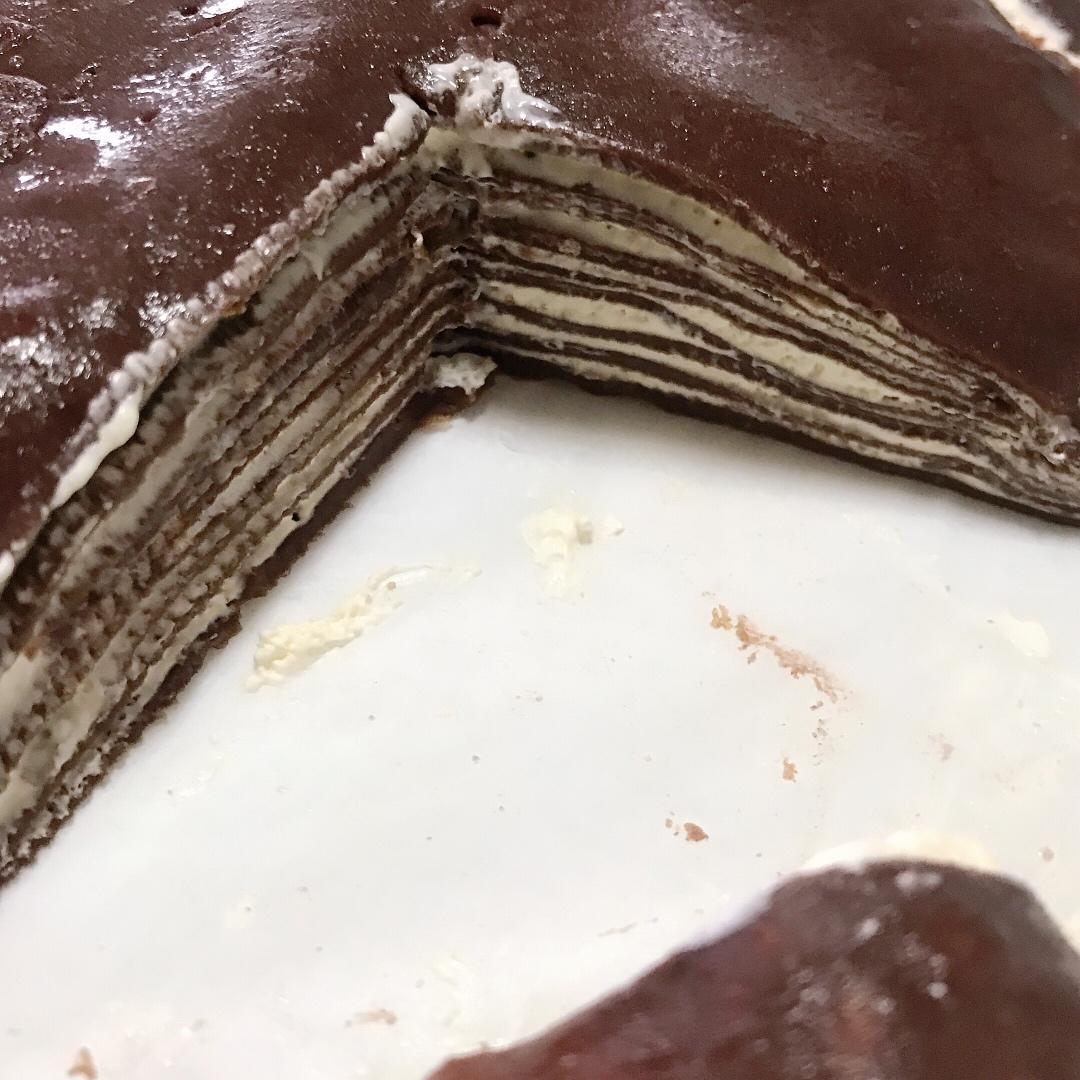 巧克力千层蛋糕