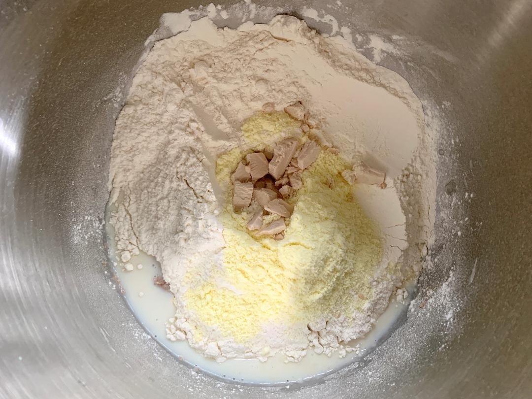 纯奶手撕吐司的做法 步骤1