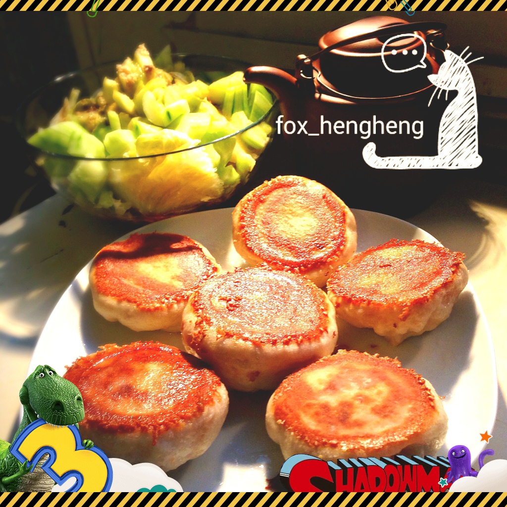 白菜豆腐水煎包