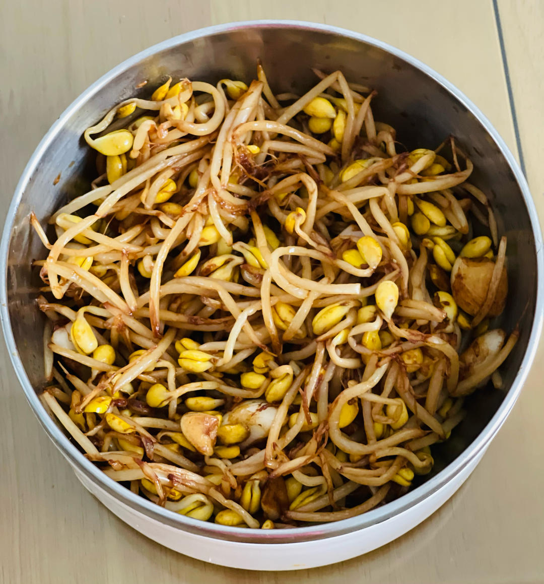 家庭版醋溜豆芽
