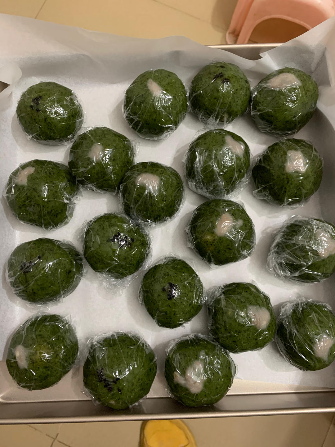 4种口味青团｜腊肉笋丁｜红糖坚果｜咸蛋黄肉松｜红豆｜春天的味道｜艾草清明粿｜非常好包不开裂不塌陷不粘手