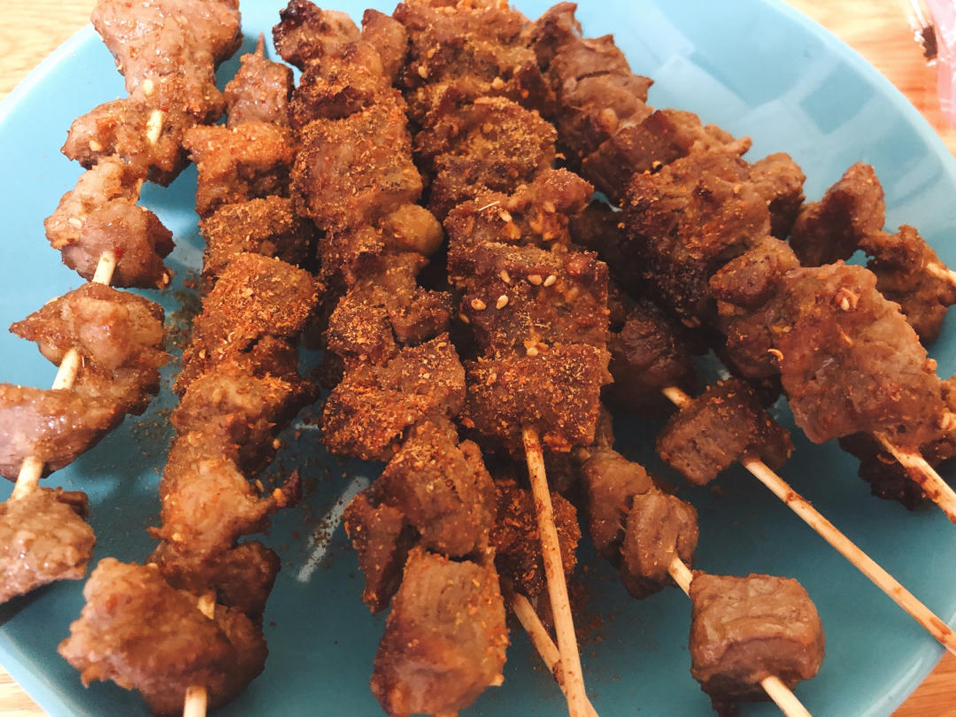 烤羊肉串/孜然羊肉/烤羊排 (烤箱/空气炸锅版)