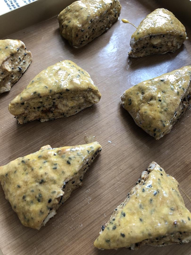 废弃酵种 无油椒盐火烧司康