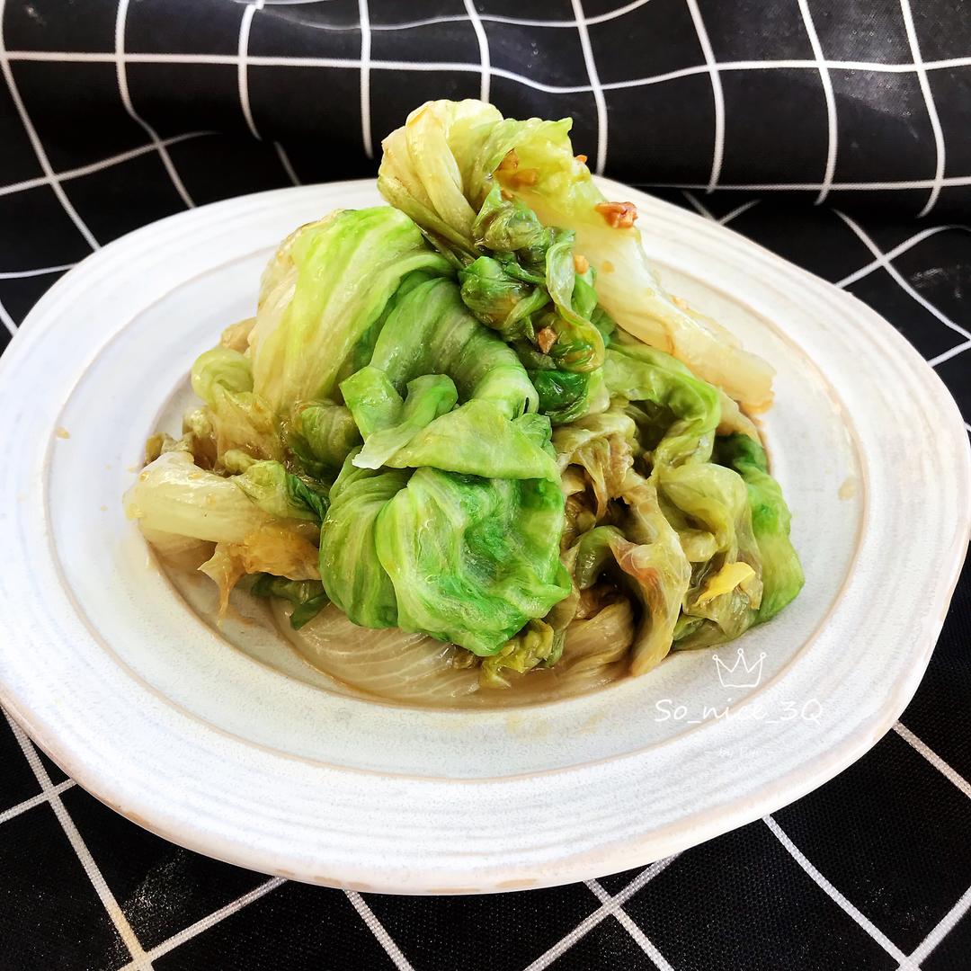 蚝油西生菜的做法