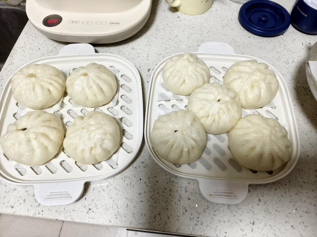 节省一半时间的大包子（另付翠绿菜包子，肉包子，腹黑包子食谱）