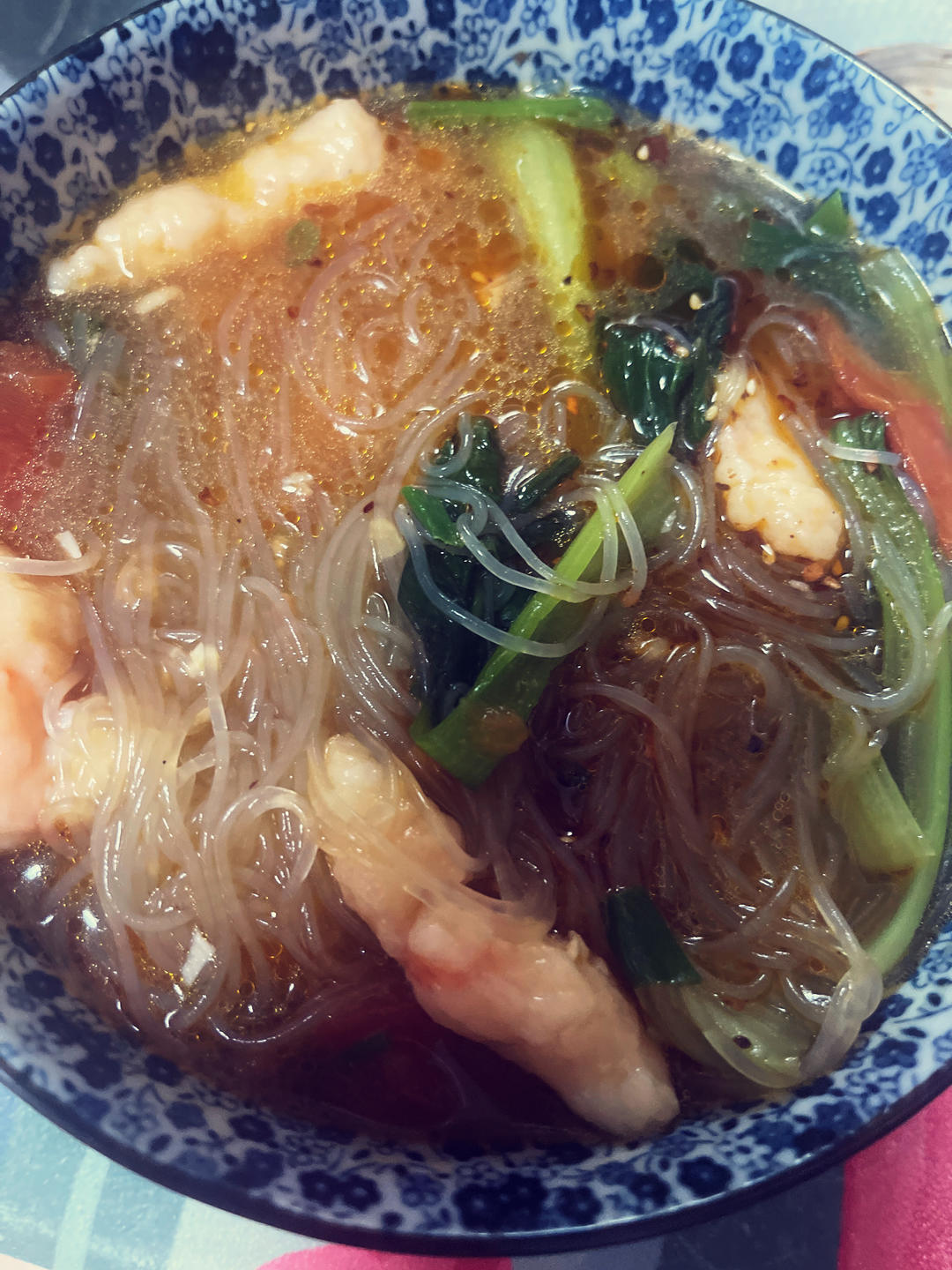 蒜蓉虾滑粉丝煲