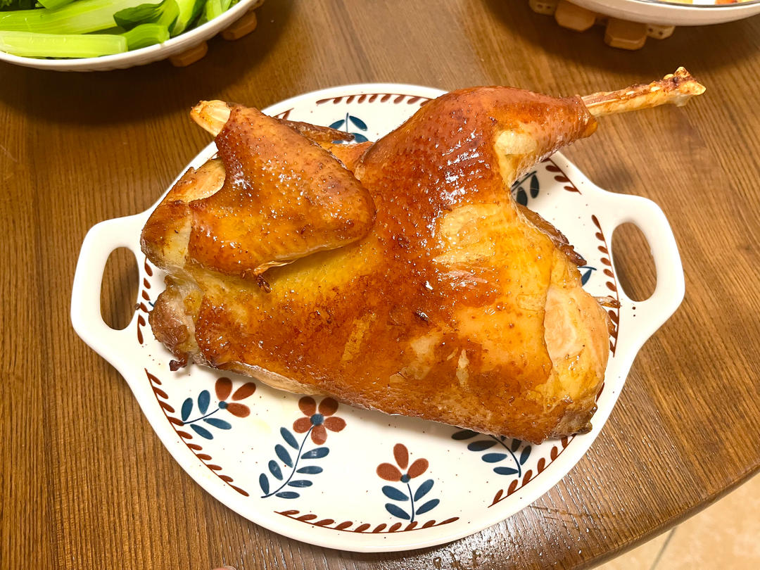 超简单的脆皮烤鸡