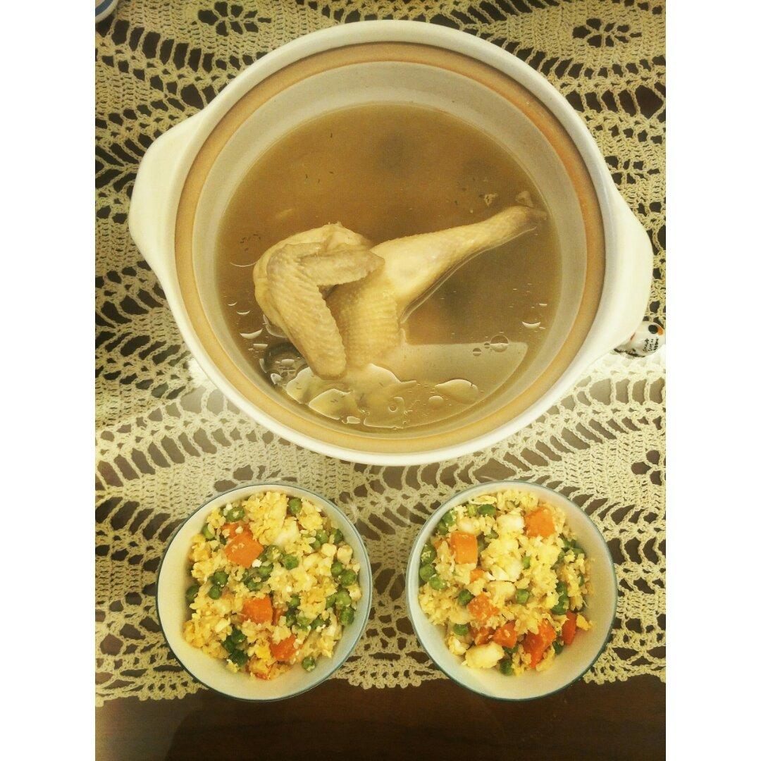 【耳光炒饭 & 烤茄子】