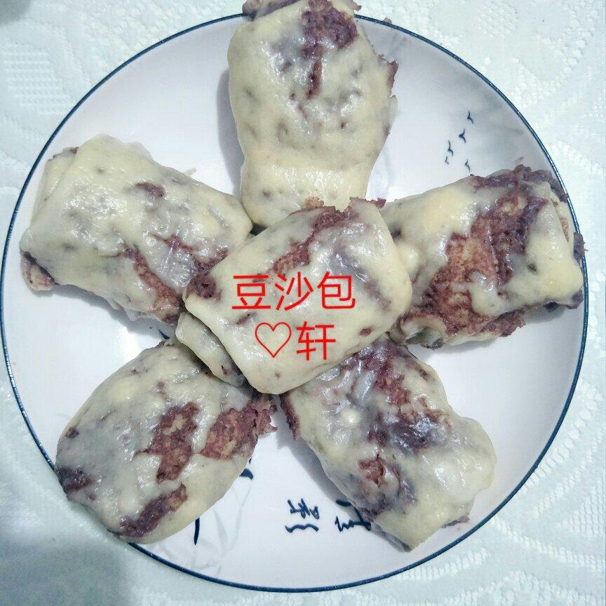 奶香红豆卷
