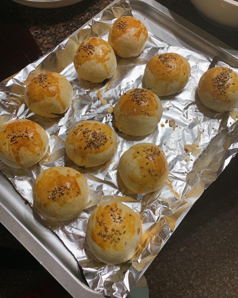 ㊙️网红麻薯肉松蛋黄酥🔥，好吃到爆‼️