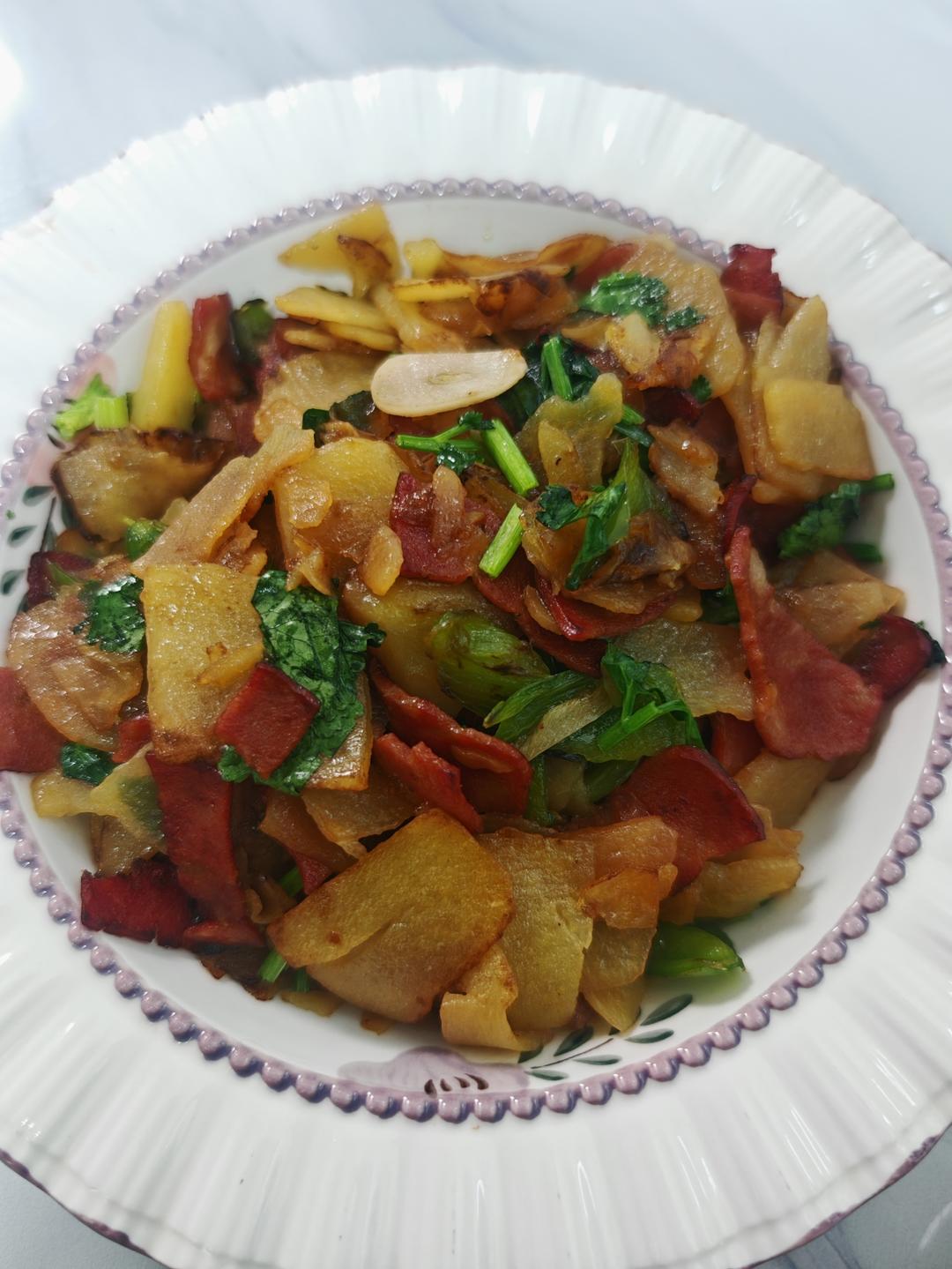 黑椒培根土豆片