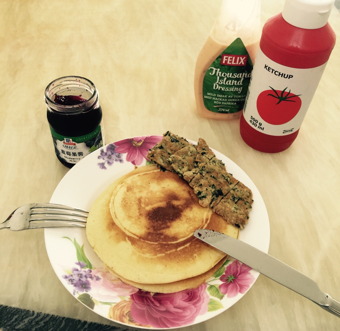 超级简单pancake【无黄油健康版】