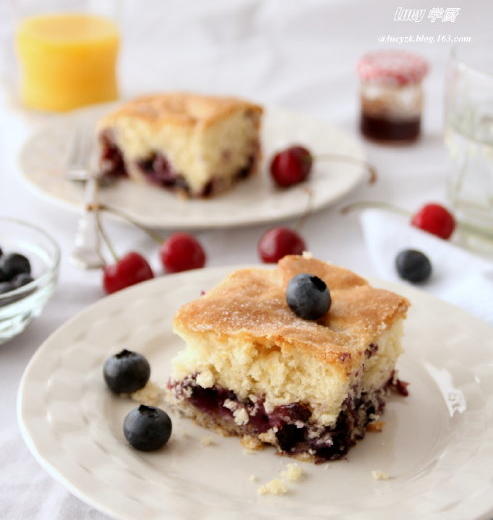 白脱奶蓝莓早餐蛋糕Buttermilk Blueberry Breakfast Cake