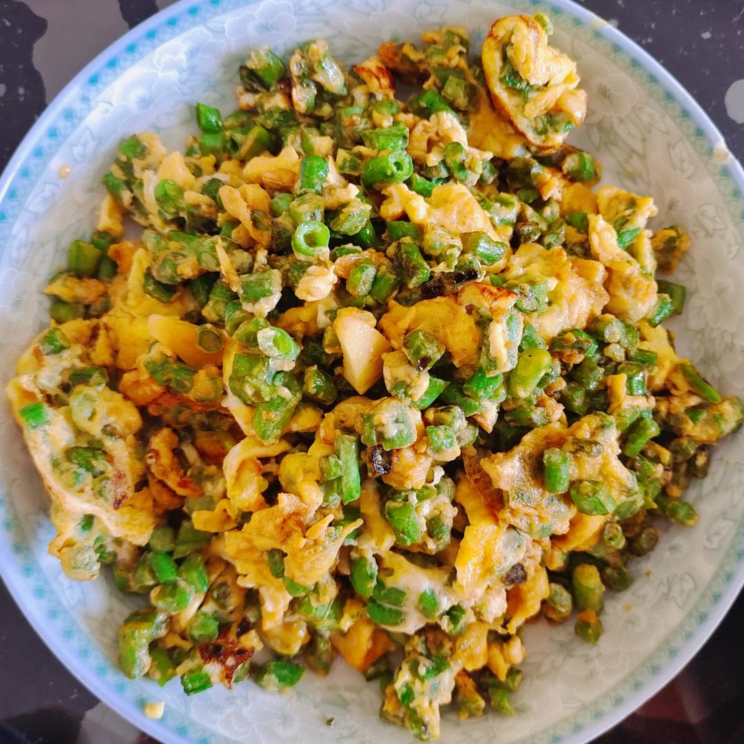 豆角炒蛋超级下饭菜，不好吃算我输