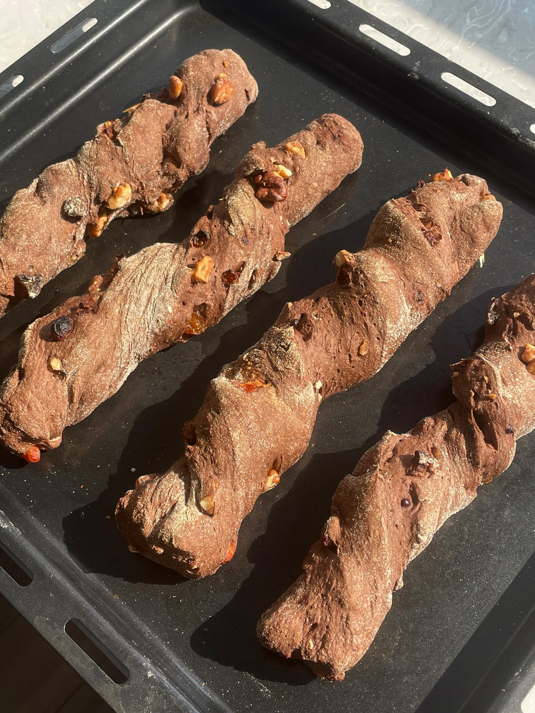 『超香的』全麦可可坚果棒|超级简单的扭棍面包